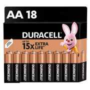 Лужні батарейки Duracell LR06 MN1500 1х18 шт