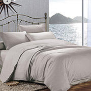 Постільна білизна Home Line сатин-люкс сірий