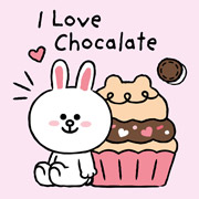 Картина за номерами 25х25 см Лайн Френдс Коні та шоколадний мафін Santi 955034