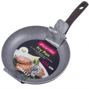 Сковорода 26см з антипригарним покриттям Grey marble з алюмінію для індукції та газу Kamille 4117