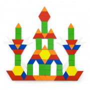 Дерев'яний набір Viga Toys Кольорова мозаїка, 250 ел. 50065