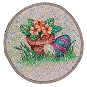 Серветка підставна під тарілку гобеленова Великоднє диво Limaso ROUND1016-10D