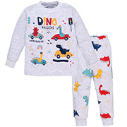 Піжама для хлопчика 0102302сди футер з підчосом Татошка сірий меланж
