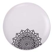 Тарілка десертна 20,5 см Kora Limited Edition JH2068-2 білий