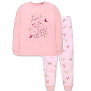 Піжама для дівчинки 0106302мет інтерлок Татошка рожевий