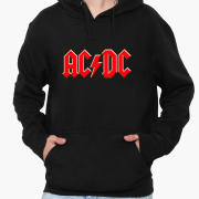 Худи мужской AC DC MobiPrint 9225-1980 черный