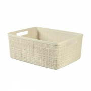 Кошик M 12л Джут Curver 01905 кремовий