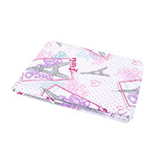 Простирадло Eifel premium-ранфорс Iris Home ліловий