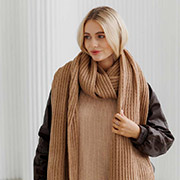 Шарф в'язаний Winter Mood Art Knit бежевий