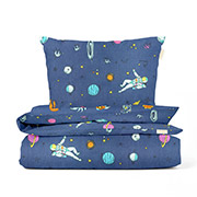 Постільна білизна в дитяче ліжечко Spaceman ранфорс Cosas без простирадла