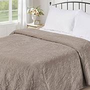 Покривало однотонне стьобане Love You Какао-13