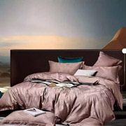 Комплект постільної білизни сатин-жаккард Євро Boutique Venzel Rosy Soho