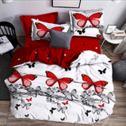 Комплект постільної білизни бязь люкс Selena Вогненні метелики 100471