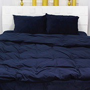 Постільна білизна Winter Frost 28-0006 Navy blue Velvet велюр MirSon