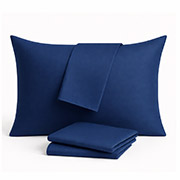 Наволочка Boston Royal Blue сатин Ютек