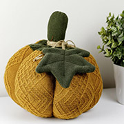 Декоративний виріб Гарбуз Small охра Прованс діаметр 15 см