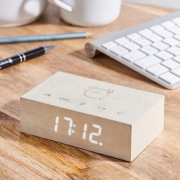 Смарт-будильник 11,5х7х3,6см Flip Gingko G003W13 білий клен