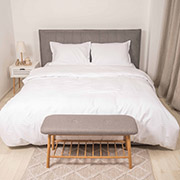 Постільна білизна сатин-страйп Tiare білий