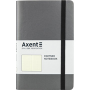 Книга записная в точку 125х195 мм 96 л Partner Soft Axent 8310-15-a сіра