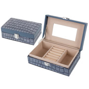 Органайзер для прикрас 19х16,5х6 см Lefard 819-015-2 блакитний