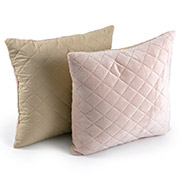 Декоративна подушка Руно Velour Apricot Ромб персикова