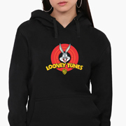 Худі жіночий Багз Банні Луні Тюнз MobiPrint 8921-2873 чорний