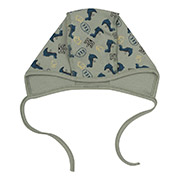 Шапочка-чепчик для хлопчика ШП2 інтерлок Бембі 60F-зелений