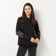 Худі жіноче Поділля Lesia чорне