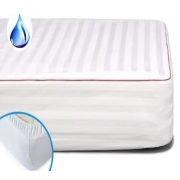 Наматрацник MirSon DeLuxe Cotton 270 непромокальний з гумкою по периметру