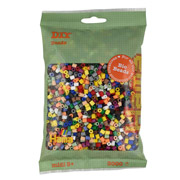 Набір кольорових Біо намистин Термомозаїка 3000 елементів 15 кольорів Midi 5+ Hama HM-191-199