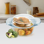 Термостійка каструля 1л Maestro MR-5010 з кришкою 