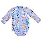 Боді для хлопчика 1402251дик футер Татошка блакитний