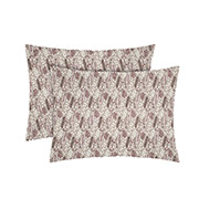 Набір із двох наволочок Цвітіння трав бязь Home Line сіро-ліловий