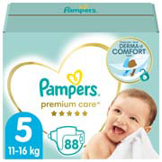 Підгузки Pampers Premium Care Розмір 5 (Junior) 11-16 кг, 88 шт