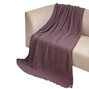 Плед в'язаний бавовняний Exclusive Nature Прованс шоколадний