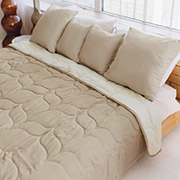 Покривало декоративне двостороннє Tahiti коричневий-беж Sonex