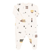 Комбінезон-чоловічок КБ122 інтерлок Bembi BHF-світло-жовтий-коричневий