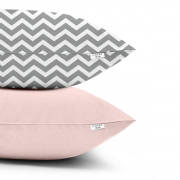 Набор наволочек Grey Zigzag Cosas ранфорс