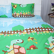 Постільна білизна в дитяче ліжечко 17-0320 Turtle ranforce-elite MirSon