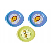 Набір тарілочок Nuvita 6м + дрібні сині і салатова NV1428Blue