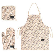 Набір для кухні Flora Sonex фартух, рукавиця, прихватка