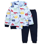 Спортивний костюм для хлопчика 0822197дос футер-тринитка Татошка блакитний