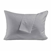 Наволочка Boston Soft Grey Stripe сатин-страйп Ютек