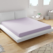 Простирадло на гумці трикотажне Buanart Home 120 гм2 бузкове