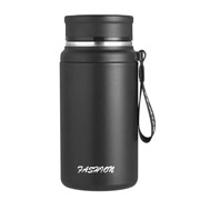 Термос з датчиком температури та ситечком 700 мл Fashion Yiwu HP-14-20B чорний