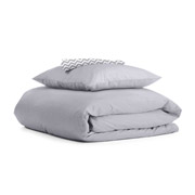 Підліткова постільна білизна Ranfors Grey Zig Grey Cosas