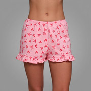 Шорти жіночі для сну та будинку кулір Сherry Bow German Volf 26020 рожеві