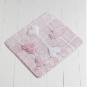 Килимок для ванної Chilai Home Kalbim Pembe