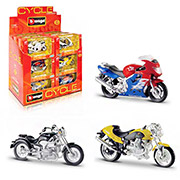 Моделі мотоциклів в диспенсері асорті Bburago 18-51030