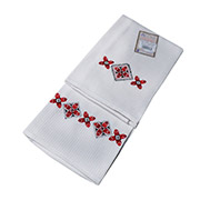 Набір кухонних вафельних рушників з вишивкою Орнамент диз-1 Ярослав